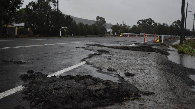 Minden floodwaters on Saturday, February 26, 2022. Picture: Peta McEachern