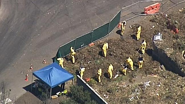 Police were called to the Wingfield Integrated Waste Services. Picture: 7NEWS