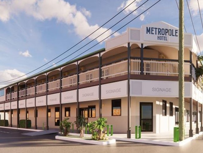 A new facade design has also been proposed for the Metropole.