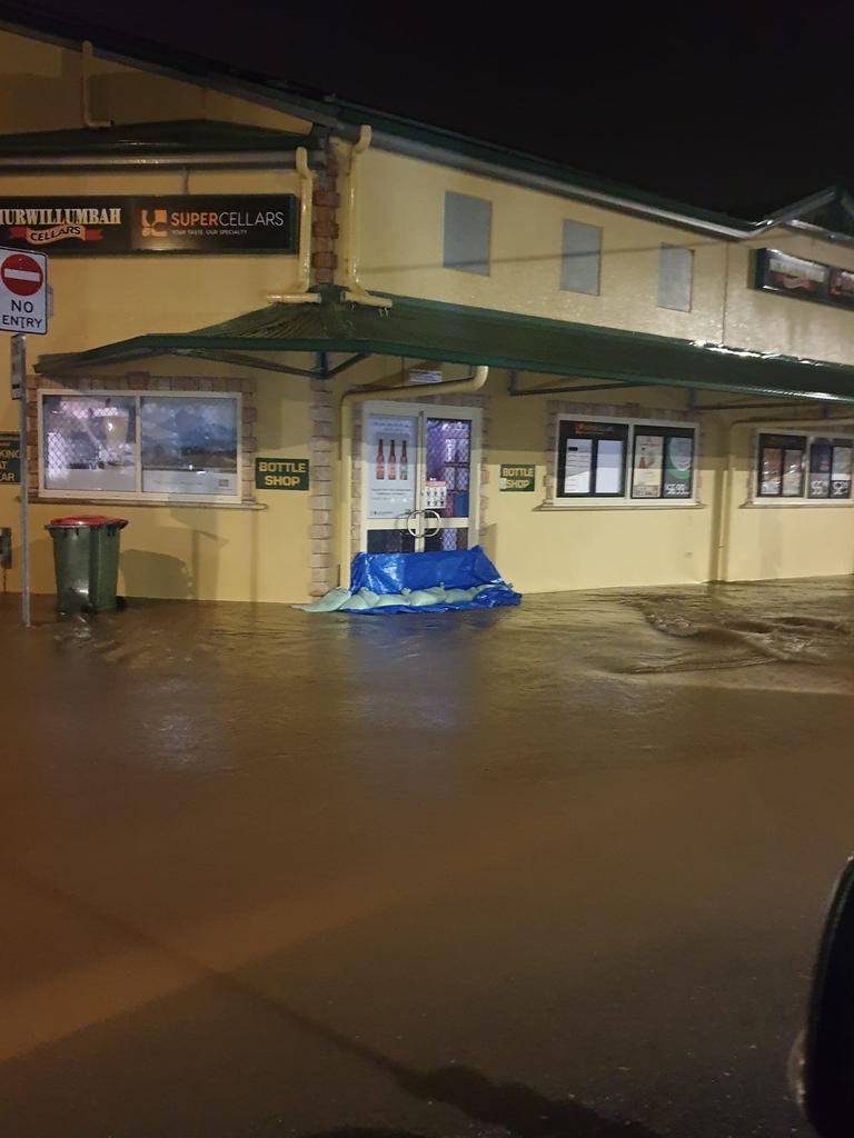 Floodwaters in Murwillumbah. Picture: Facebook