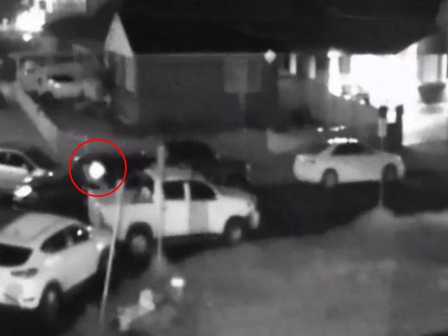 Moment gangland figure shot dead. Picture: NSW Police