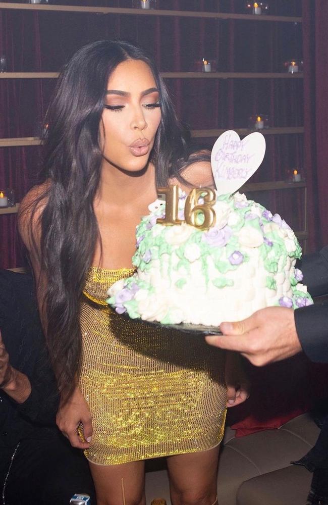 Kim's sweet 16th was re-created.