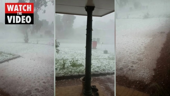 Hailing like snow in Tamworth NSW- BOM radar predicting huge storm, rain, hail on the way