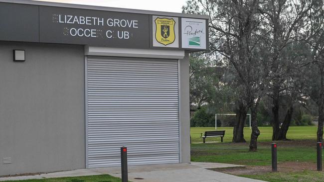 Elizabeth Grove Soccer Club at Dauntsey Reserve. Picture: Brenton Edwards