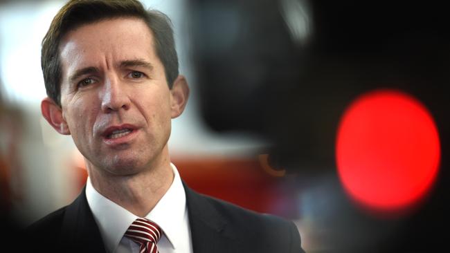 Minister for Education and Training Simon Birmingham.