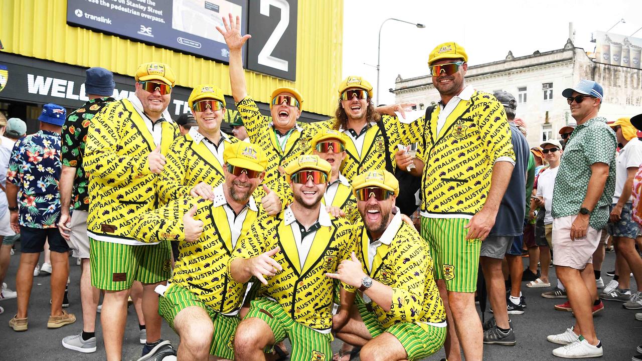 In pictures: Aussie fans at at day two of the Gabba Test