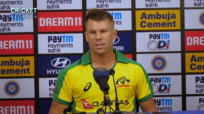 Warner says he loves batting with Finch