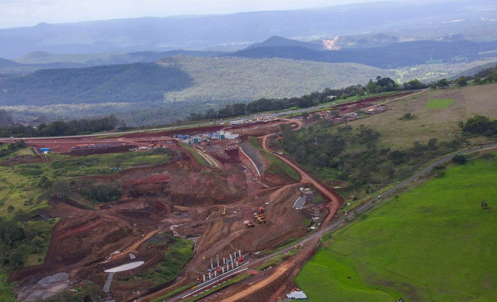 Nexus has shared photos of the Toowoomba Second Range Crossing on its Facebook page. Picture: Above Photography PTY LTD