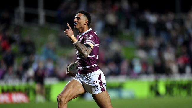 Jason Saab is one of the fastest players in rugby league. Picture; NRL Photos