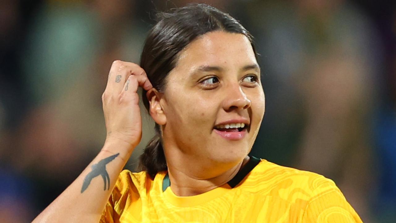 Sam Kerr’s position as Matildas captain has been called into question. (Photo by James Worsfold/Getty Images)