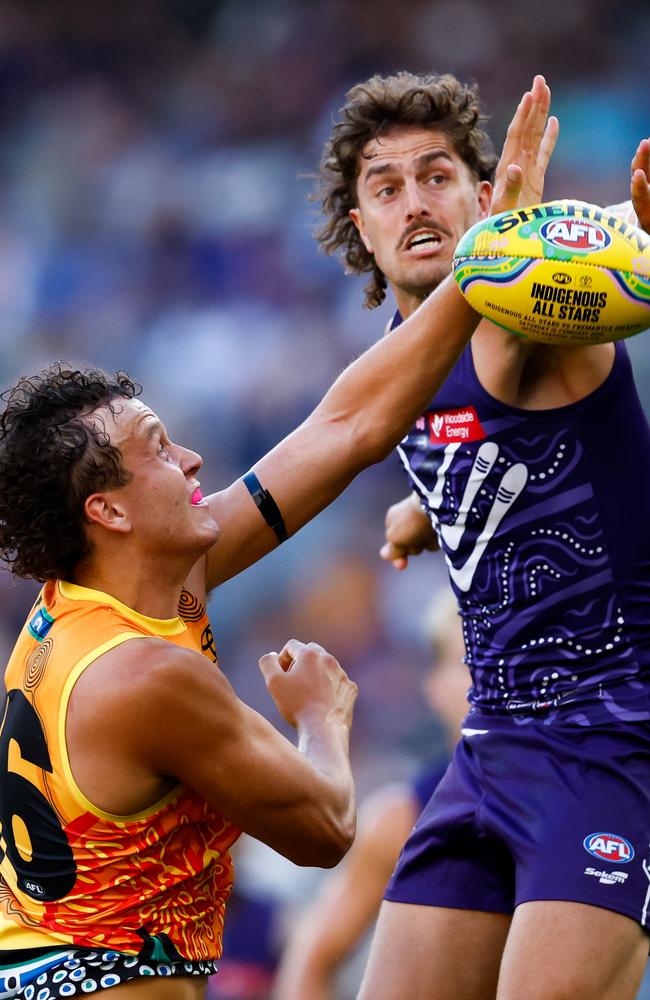 Coen Livingstone and Luke Jackson compete. Picture: Getty Images