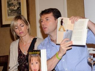 Kate McCann and Gerry McCann present the Spanish edition of their book 'Madeleine' in 2011.