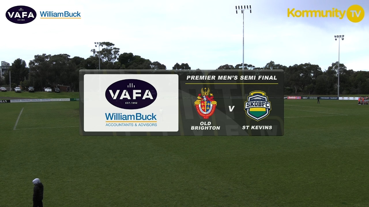 Replay: Old Brighton v St Kevin's - VAFA Premier men's semi final