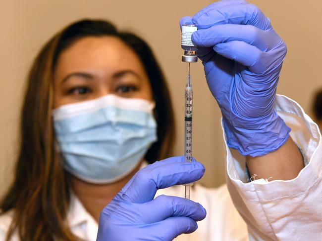 Mass vaccination will be key to the US achieving herd immunity against COVID. Picture: AFP