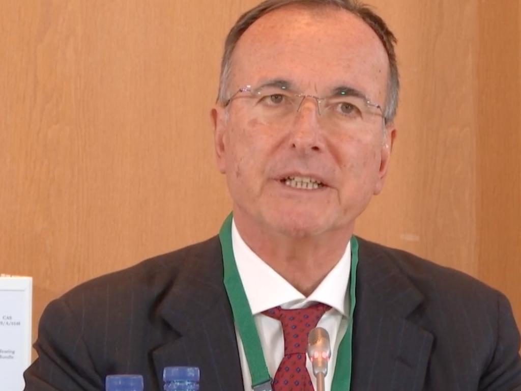 CAS panel member Franco Frattini.