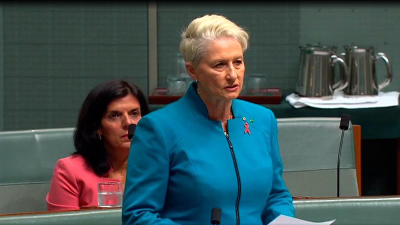 Kerryn Phelps asking her question.