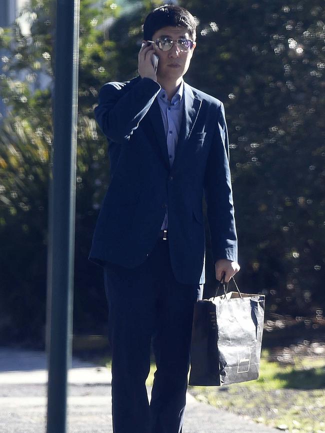 Physio Youngjin Jung arriving at court at an earlier appearance. Picture Waide Maguire.