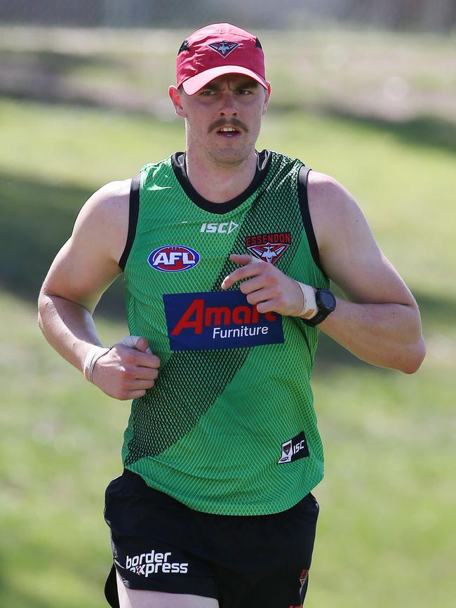 A fit Joe Daniher will enhance the Bombers’ flag hopes. Pic: Michael Klein