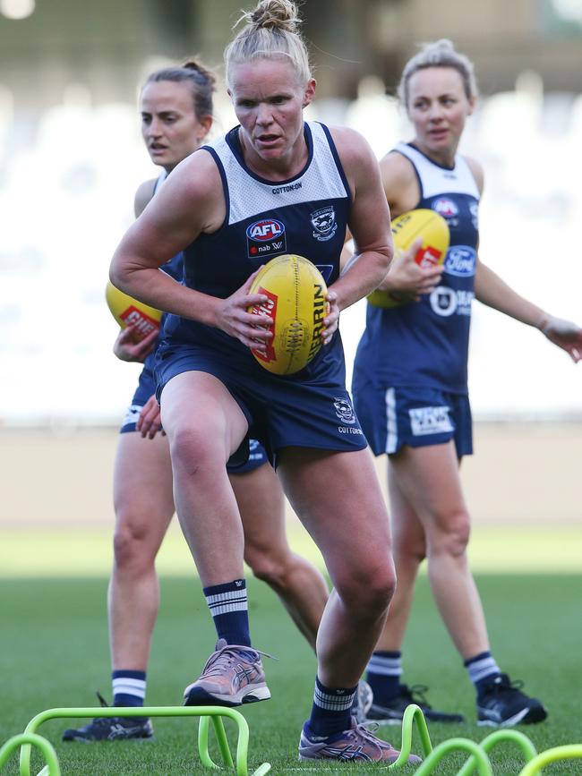 Kate Darby is relishing her second chance at Geelong. Picture: Alan Barber