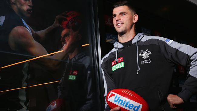 Scott Pendlebury ahead of his 250th game. (Photo by Michael Dodge/Getty Images)