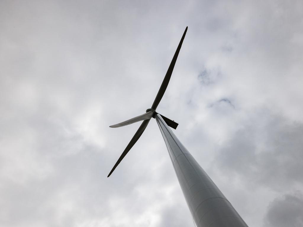 The Nationals are ‘not opposed’ to renewable energy but hate seeing wind turbines. Picture: NewsWire / Nadir Kinani