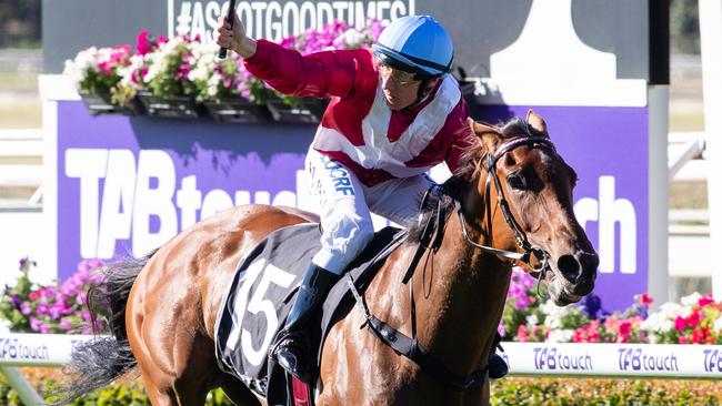 Arcadia Queen will make her Sydney debut in the Theo Marks Stakes at Rosehill Gardens. Picture: AAP