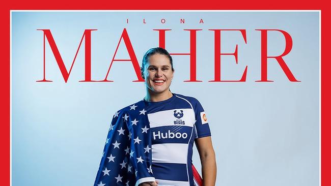 Rugby superstar Ilona Maher. Picture: Instagram