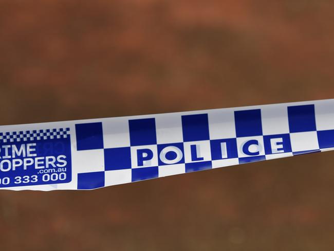 Police tape at a house fire in Stephen St, Harristown, Monday, October 14, 2019. Picture: Kevin Farmer