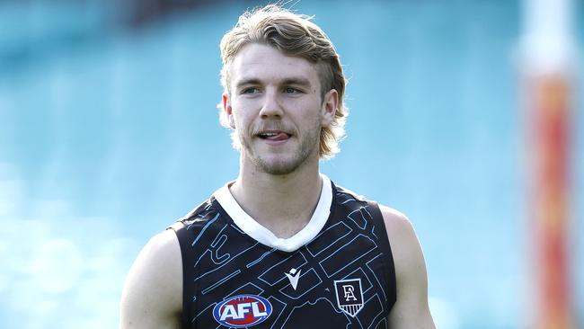 Jason Horne-Francis during Port AdelaideÃs captainÃs run at the SCG on September 19, 2024. Photo by Phil Hillyard(Image Supplied for Editorial Use only - **NO ON SALES** - Â©Phil Hillyard )