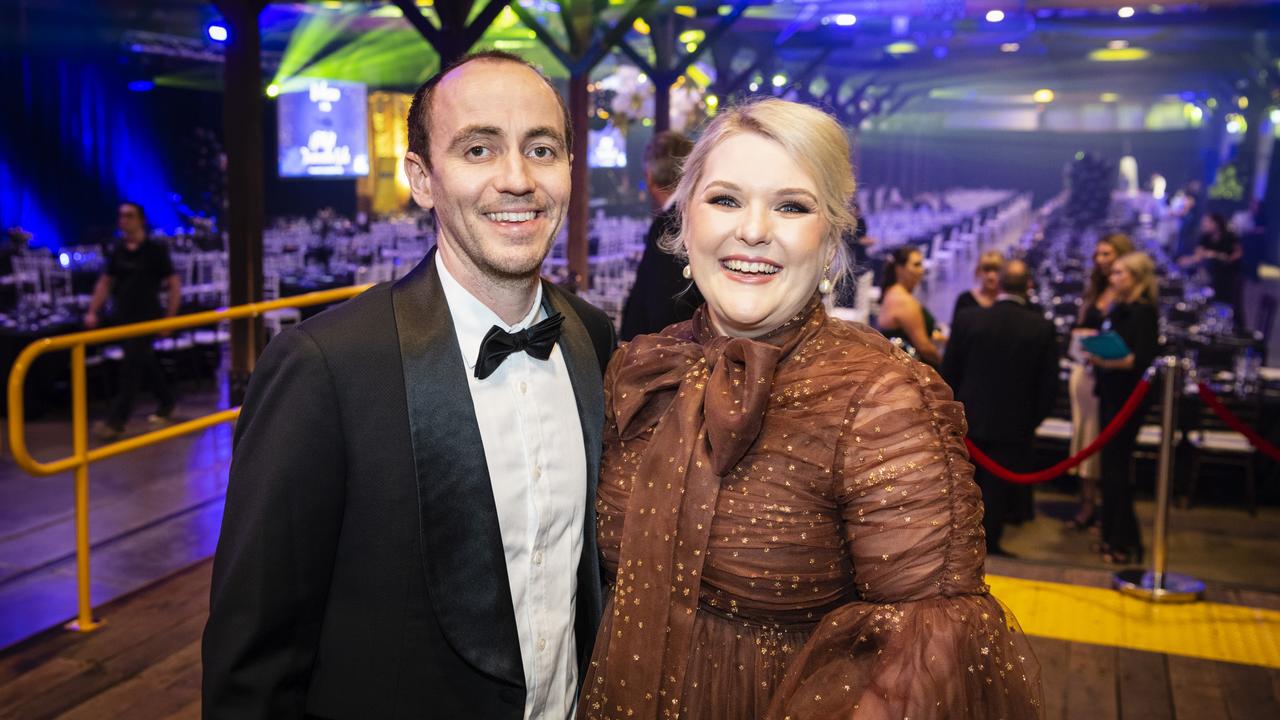 Pat and Alex Gillespie at LifeFlight Toowoomba Gala at The Goods Shed, Saturday, May 6, 2023. Picture: Kevin Farmer