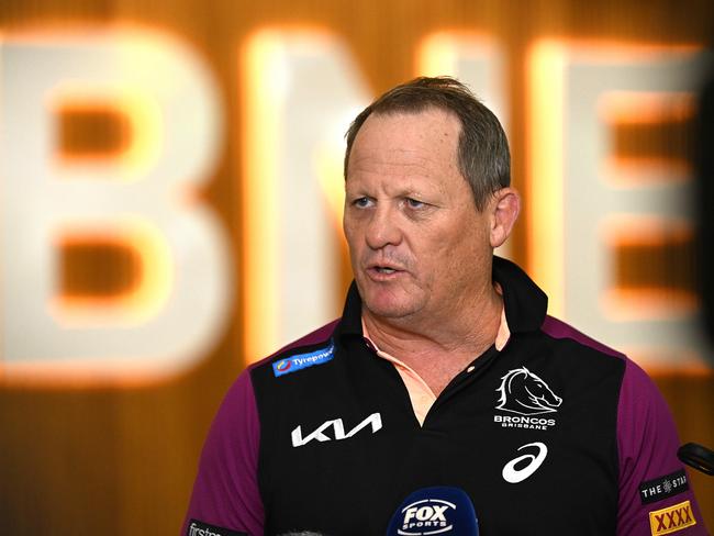 Kevin Walters wants to lead the Broncos for longer than Wayne Bennett. Picture: Getty Images