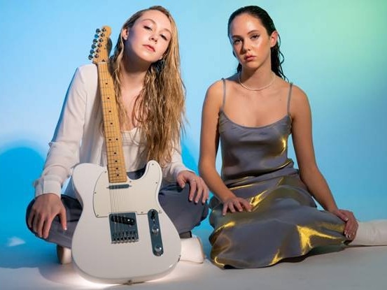 Adelaide Hills teenagers Ella and Sienna have sung together since they were kids. Source: Supplied