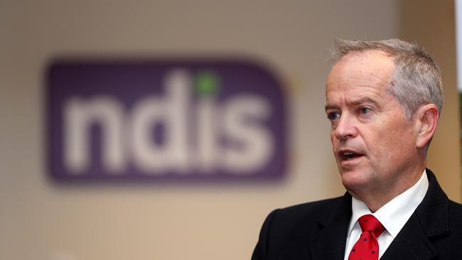 New NDIS Minister Bill Shorten has lashed Mr Hoffman in the past. Picture: Alison Wynd