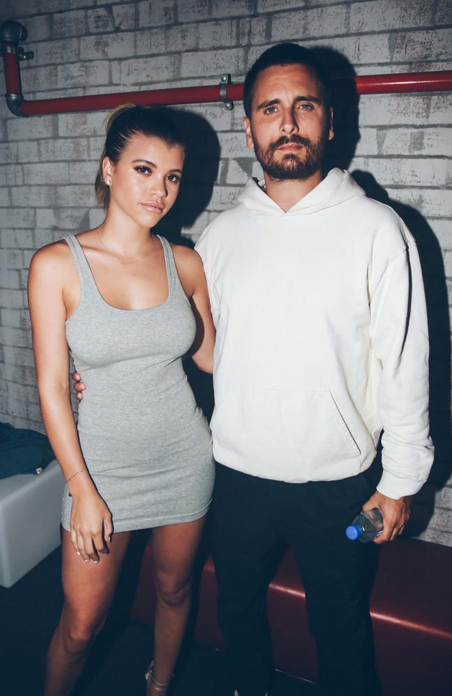 Sofia Richie and Scott Disick split in August. Picture: Anthony Licuria