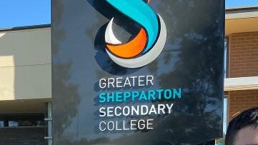 A Greater Shepparton Secondary College student has been taken to hospital after a shocking schoolyard fight.