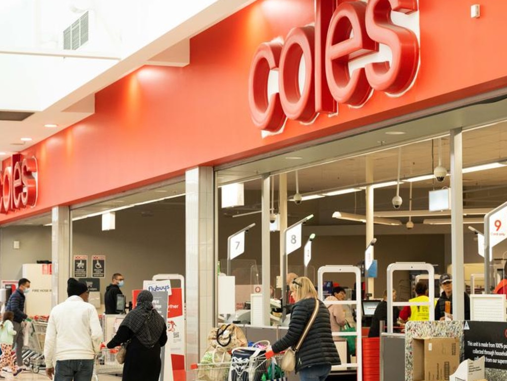 Coles have said that packaged produce provides customers more choice. Picture: News Wire