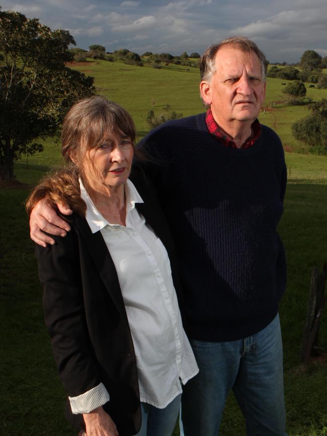 Jacqui Kirby with husband Peter.