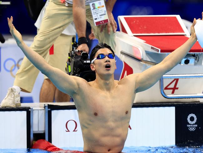 China's Shun Wang won gold in Tokyo. Picture: Supplied