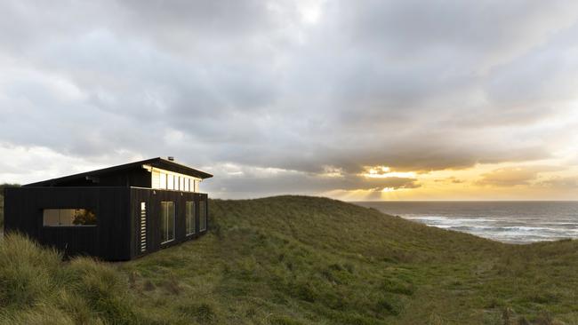 The stunning views of Bass Strait from off-grid luxury retreat Kittawa Lodge, on King Island.