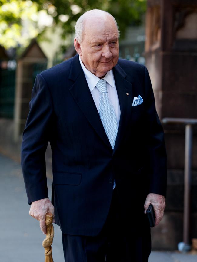 Broadcaster Alan Jones. Picture: Nikki Short