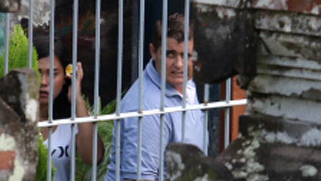 Renae Lawrence in front of women’s block inside Bangli Prison in Bali. Picture: Lukman S. Bintoro