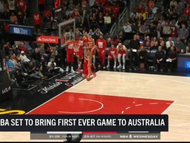 NBA to bring game to Australia