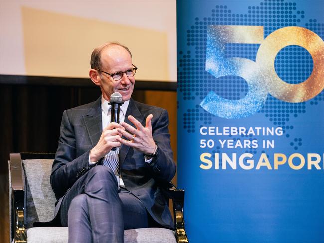 ANZ CEO Shayne Elliott in Singapore. Picture: Supplied