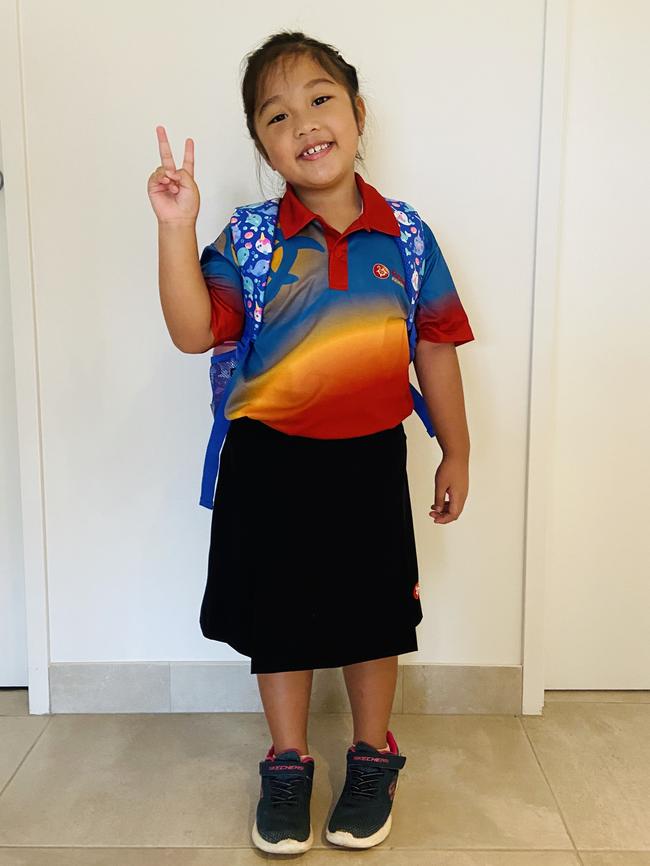 Andrea’s first day on year two