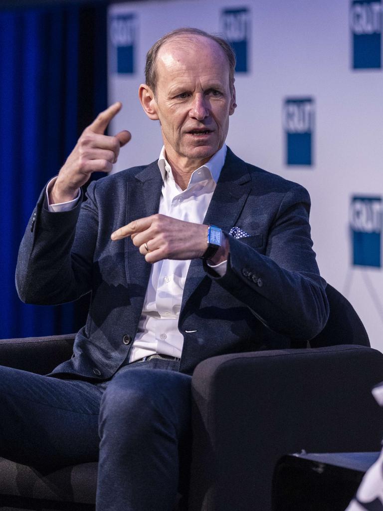 ANZ boss Shayne Elliott in Brisbane this week.