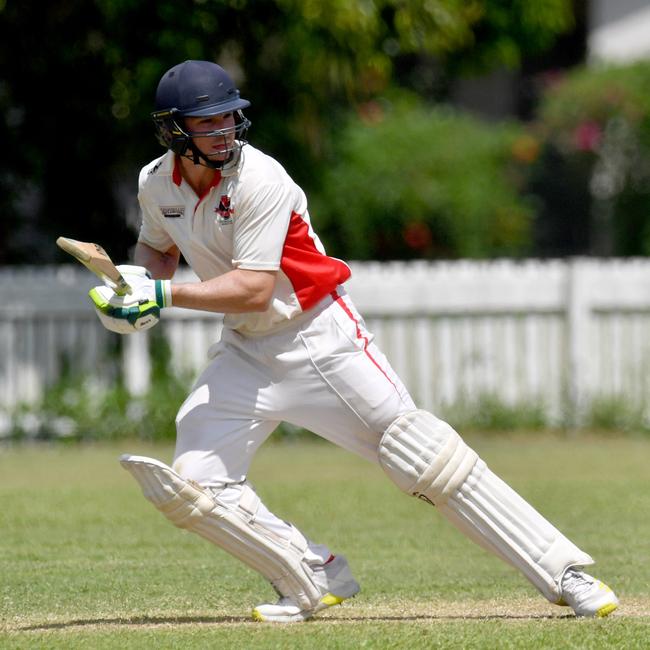 Townsville A grade cricket. Brothers against Norths at Lakeside Park, Kirwan. Norths Travis Busch. Picture: Evan Morgan