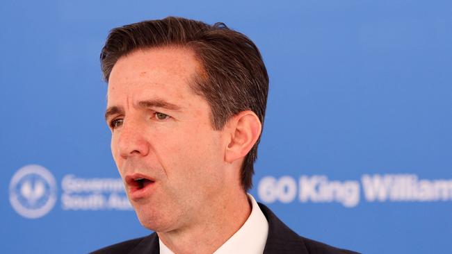 Asked if the government ­intended to bring on a vote next week, Finance Minister Simon Birmingham replied: “We’ll see”. Picture: Russell Millard