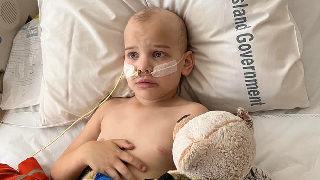 The distraught South Burnett family, of a brave five year old boy battling leukemia, are calling on the community’s support in their ongoing battle.