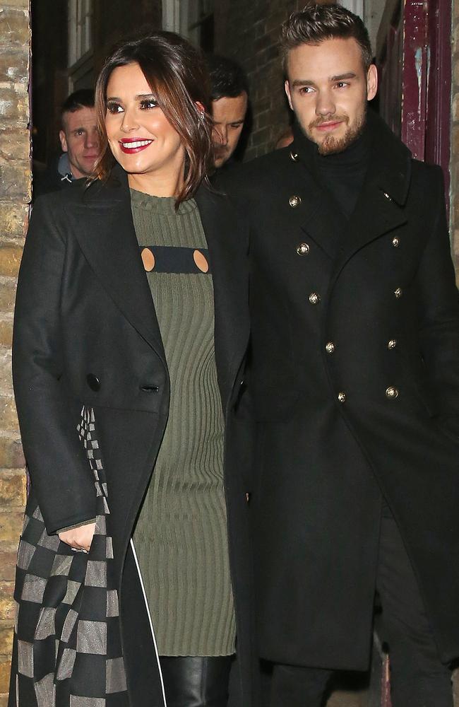 Cheryl Cole and Liam Payne seen here in November.