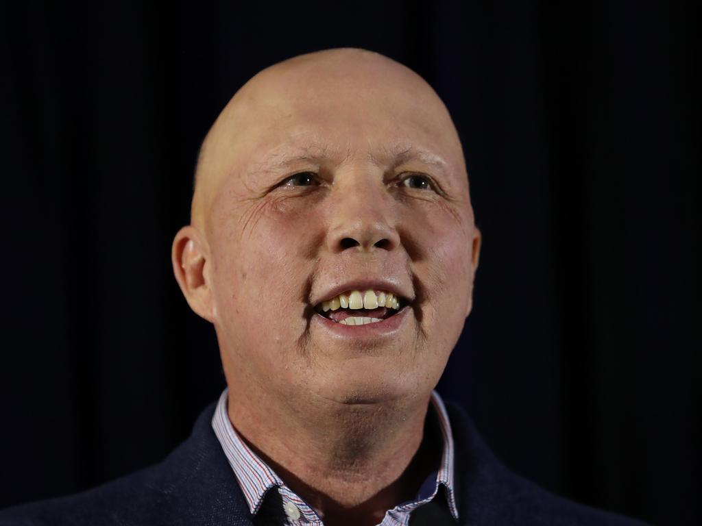 Peter Dutton is facing a battle for the seat of Dickson. Picture: Zak Simmonds